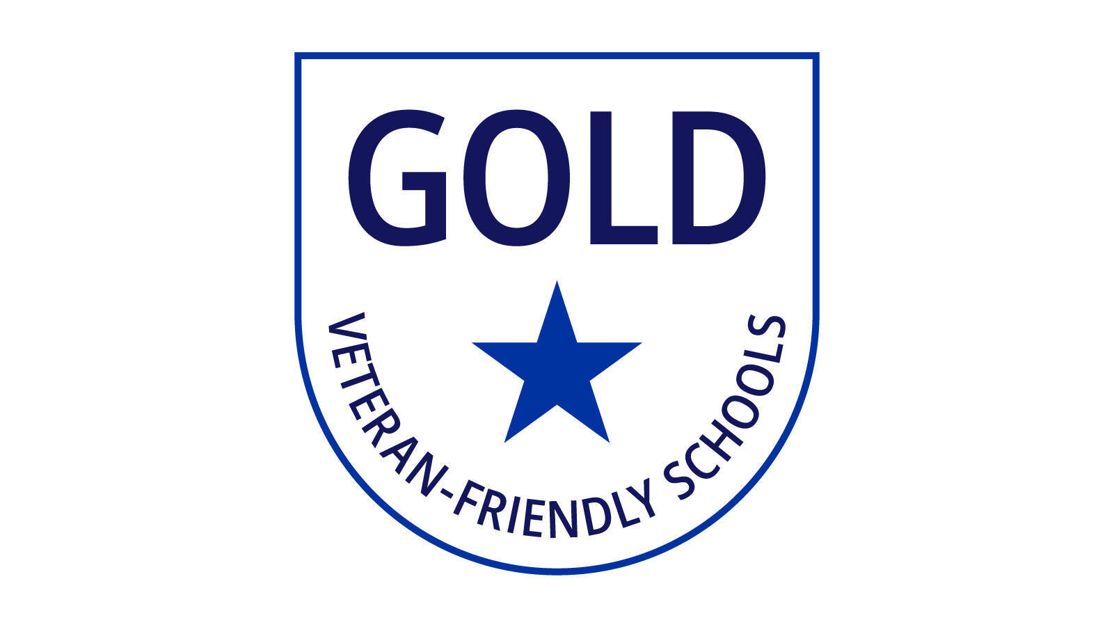 Gold status for veteran friendly schools.